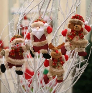 4 PCS CHRISTMAS ORNAMENTS DECORATIONS - Picture 1 of 6