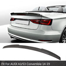 Per Audi A3 S Line S3 convertibile 14-19 fibra di carbonio spoiler labbro posteriore ala