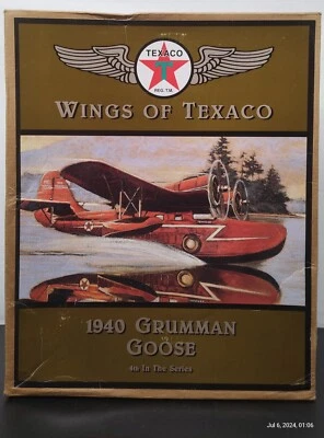 Vintage 1996 Ertl Collectibles "Wings Of Texaco" 1940 Grumman Goose Coin Bank - Image 1 of 4