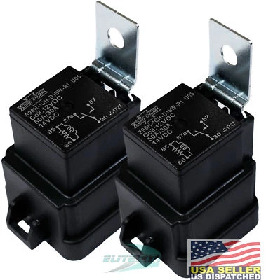 Song Chuan Relay, 12VDC 30 A, Weatherproof Replace # GM 12193611 HELLA (Pack 2) - Image 1 of 4