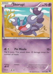 Skorupi 53/122 X&Y Breakpoint Pokemon TCG Card - Picture 1 of 2