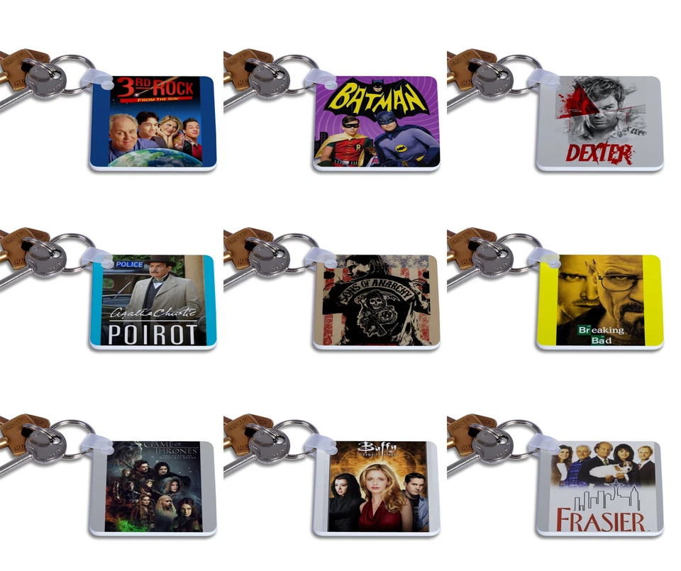Greatest TV shows Keyrings - Keychain - Gift Key Chain Series  - Image 1 of 1