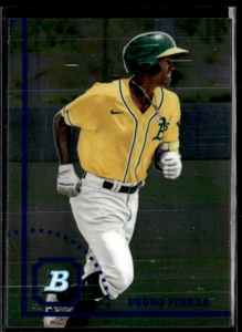 2022 Bowman Heritage - Chrome Prospects #BHPC-74 Pedro Pineda (RC) A's - Picture 1 of 2