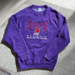 Sudadera De Colección Años 90 Phoenix Suns Para Hombre Mediana Púrpura Salem Sport Años 90 NBA EE. UU. - Imagen 1 de 5