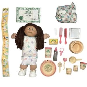 CABBAGE PATCH KID Collection Kelley Blue Eyes Dimples Tooth Bath Kitchen Birth* - Picture 1 of 21