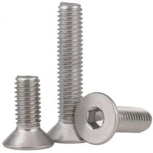 M1.6 Hex Countersunk Flat head Screws A2 304 Stainless Steel Bolts  - Imagen 1 de 7