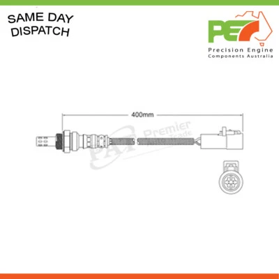 2x Nuevos * OEM * Sensores de oxígeno diestros y diestros Post-Cat para Mazda CX-9 TB 3,7 L Foto 1 de 4