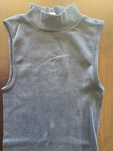 Zara Blue Ribbed Tunic/Dress Size M/L - Picture 1 of 4