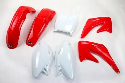 WHITE RED Plastic Fairing Kit for Honda CRF 450R 2002 2003 - Image 1 of 3