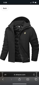Men's Warm Winter Waterproof Ski Jacket Windproof Snow Coat Mountain X-Large - Picture 1 of 1
