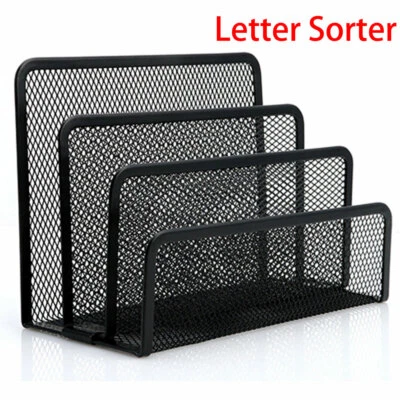 Briefhalter Schreibtisch Organizer Postablage Briefständer Stiftablage Schublade - Bild 1 von 4