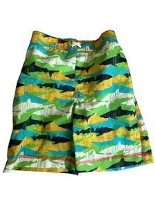 Vintage Nike Shark Theme Boy 's Swim Trunks - Picture 1 of 1
