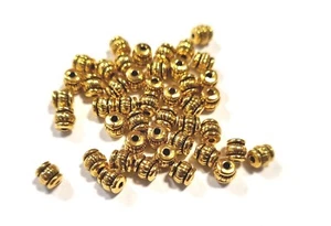 Spacer Rondell 5mm Metallperlen 20 Perlen Farbe gold #S210 - Bild 1 von 2