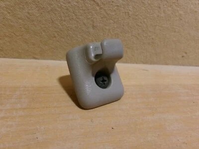 1993-1998 Jeep Grand Cherokee Sun Visor Clip Hook Mount Gray With Screw - Image 1 of 4