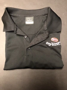 NIKE GOLF STANDARD FIT DRI-FIT TYSON AppetizerROYAL MEN'S SZ XL POLO Black D33 - Picture 1 of 6