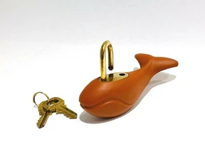 Louis Vuitton Cup Limited Edition 1995 Whale Pad Lock & Key....RaRe - Picture 1 of 9