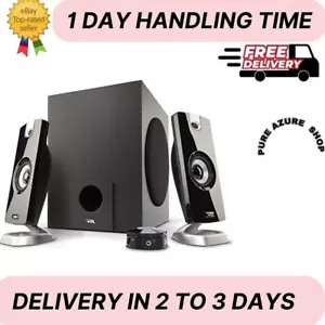 Laptop Computer Pc Speaker System 2.1 Subwoofer Desktop Gaming Surround Sound - Picture 1 of 5