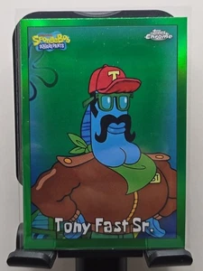 2025 Topps Chrome SpongeBob Kelp Green Refractor #154 Tony Fast Sr. - Bild 1 von 6