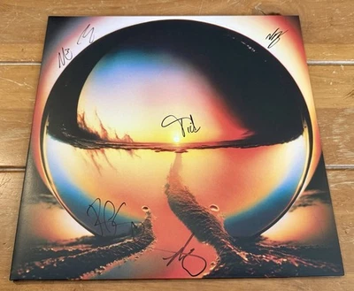 SIGNED Cage The Elephant Neon Pill Clear Colored Vinyl LP Autographed On Cover! - Image 1 of 3