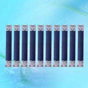 100 Pezzi Cerniere per Borsette da Cucire Interne in Metallo 8 cm Clip a Molla - Foto 1 di 11