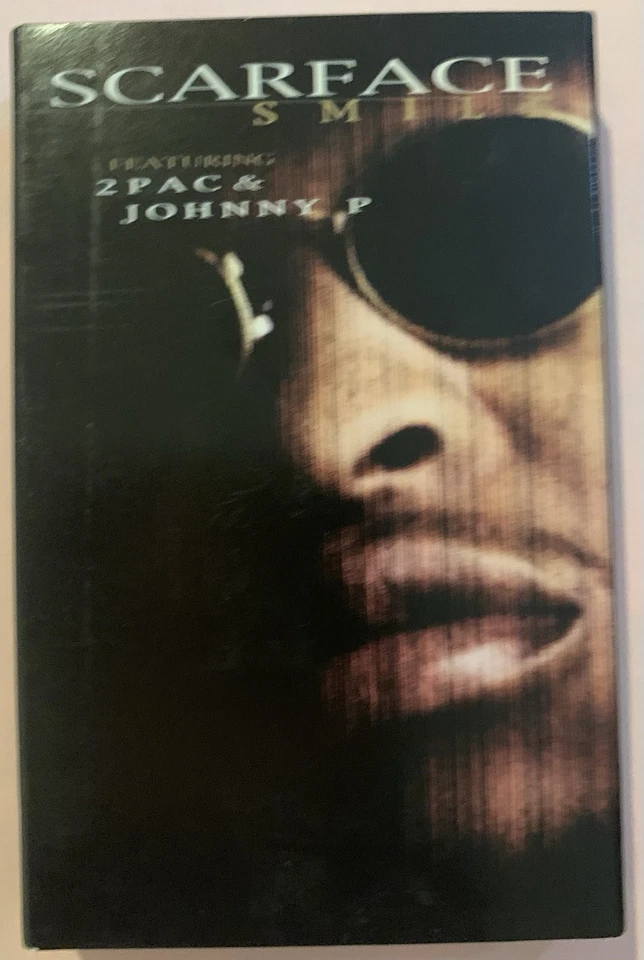 SCARFACE Feat. 2Pac & Johnny P: Smile ~ Original 1997 Cassette Tape Single - Image 1 of 1