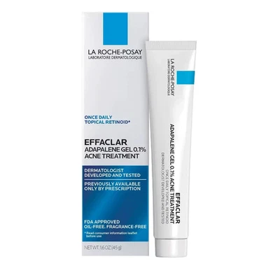 La Roche-Posay Effaclar Acne Treatment Gel 1.6oz | Benzoyl Peroxide 5.5% - Image 1 of 4