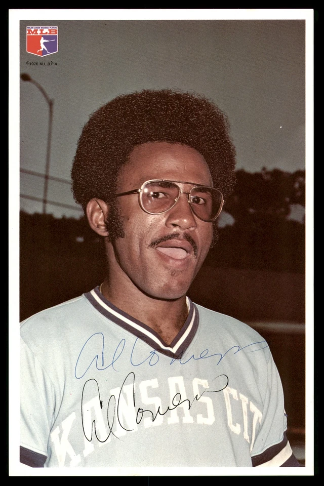 Royals Auto 15 штук Лот из 6x9 Выпущенных Командой Фотографий Все Различные Al Cowens McRae - Изображение 1 из 4