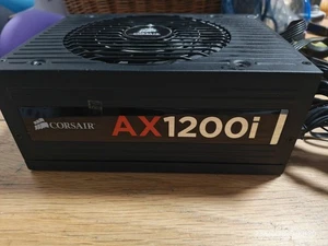 Corsair AX1200i 80+ PLATINUM 1200W w pełni modułowy zasilacz - Zdjęcie 1 z 9