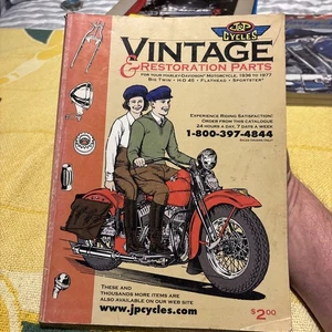 J&P CYCLES PARTS CATALOG VINTAGE HARLEY DAVISON 45 BIG TWIN FLATHEAD SPORTSTER - Picture 1 of 10