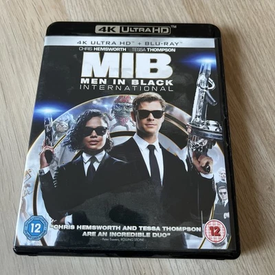 MEN IN BLACK (MIB) INTERNATIONAL 4K ULTRA HD + BLU RAY UHD vgc Freepost In Uk - Image 1 of 2