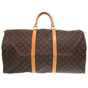 AUTHENTIC LOUIS VUITTON M41424 Monogram Keepall55 Duffle Bag 1475 - Picture 1 of 10