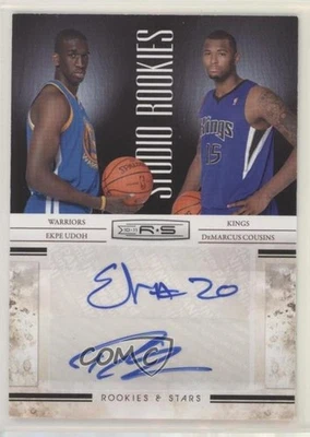 2010 Panini Rookies & Stars Signatures /49 DeMarcus Cousins Ekpe Udoh #3 Auto RC - Image 1 of 2