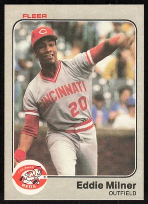 1983 Fleer #597 Eddie Milner   - FREE SHIPPING - Image 1 of 2