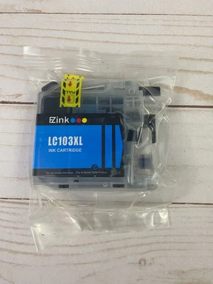 Cartucho de tinta cian EZ para Brother LC103XL sin caja sellada Foto 1 de 3