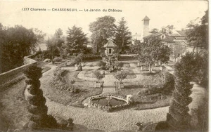 CHASSENEUIL 1377 le jardin du château - Picture 1 of 1