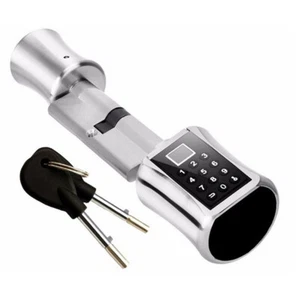Smart Tür Schließzylinder Fingerabdruck Türschloss für 40‑100mm Sicherheitstür - Picture 1 of 13