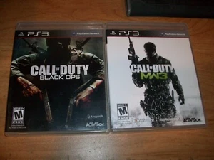 (3) Call of Duty 4 Modern Warfare 3 Black Ops (Sony PlayStation 3 War Games) - Picture 1 of 3