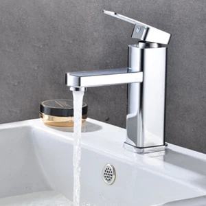Einhebelmischer Badarmatur Wasserhahn Waschtisch Mischbatterie Waschbecken Bad - Bild 1 von 11