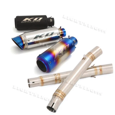 Deflector de tubo medio sistema de escape para motocicleta Suzuki Hayabusa GSXR1300 2008-2020 Foto 1 de 4