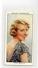 (Jc2249-100)  WILLS RADIO,CELEBRITIES 2ND SERIES,CORA GOFFIN,1934#19