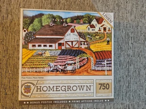 Rompecabezas MasterPieces Homegrown Fresh Flowers 750 piezas con póster COMPLETO - Imagen 1 de 1