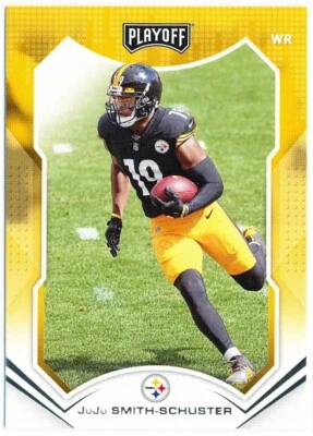 2021 Panini Playoff Football JuJu Smith-Schuster #45 Pittsburgh Steelers - Image 1 of 2