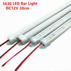 1-5pcs 29cm DC12V SMD 5630 21led Bar Rigid LED light U Aluminum shell + PC cover