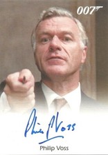 James Bond Archives 2015 - Philip Voss "Auctioneer" Autograph Card