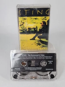 Sting -Ten Summoners Tales Cassette Tape Rock Aerosmith Journey Foreigner Police - Picture 1 of 2