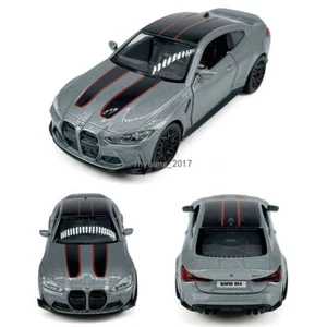 1:36 BMW M4 CSL Druckguss Automodell Spielzeug fur Kinder Jungen Geschenke Grau - Imagen 1 de 11