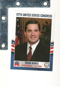 Fascinating Cards 2021 US Congress #143 Devin Nunes GOP US REP CALIFORNIA TRUMP - Foto 1 di 2