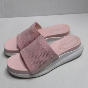 Cole Haan Zero Grand Global Stitchlite Pink Slide Sandals Size 8.5 - Picture 1 of 7