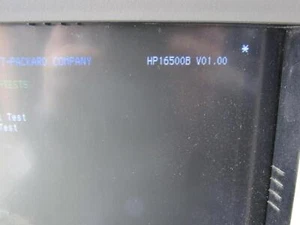 HEWLETT PACKARD HP / AGILENT LOGIC ANALYSIS SYSTEM W/ PLUGINS MODEL 16500B - Picture 1 of 7
