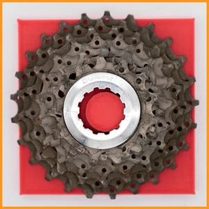 SHIMANO DURA ACE CS 7700 12 25 TITANIUM CASSETTE 9 SPEED ROAD BIKE VINTAGE 9S 90 - Imagen 1 de 7